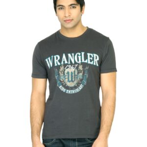 Wrangler Men Ride Black Tshirt