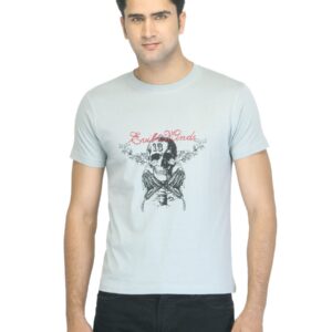 Myntra Men Evil Minds Off White T-shirt