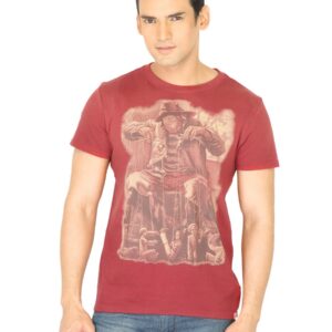 Levi's Men Graphic Print Red Tshirt