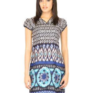 Vishudh Women Pigment Print Black Kurtas
