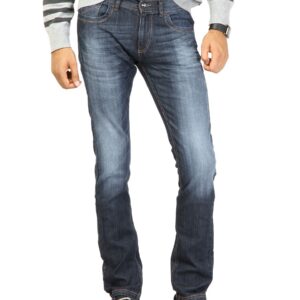 United Colors of Benetton Men Washed Blue Jeans