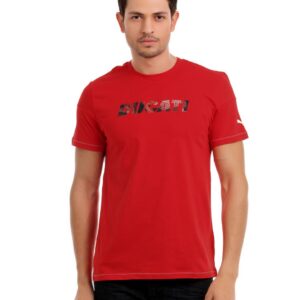 Puma Men Red Ducati Logo T-shirt