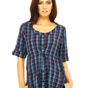 Wrangler Women Kangroo Pocket Purple Tunics