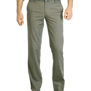 Turtle Men Solid Khakhi Trouser