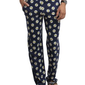 DC Comics Men Blue Printed Lounge Pants