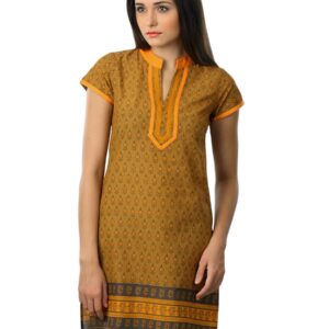 Vishudh Women Brown Kurta