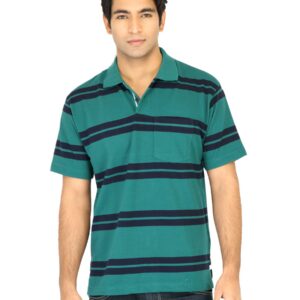 Turtle Stripes Men Green TShirt