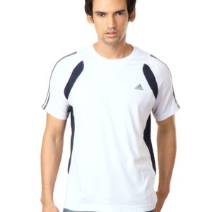 ADIDAS Men White T-shirt