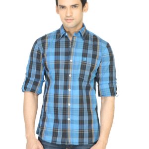 Wrangler Men Thin Blue Shirt