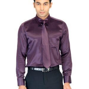 Turtle Solid Men Purple Shirt