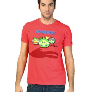 Angry Birds Men Red Printed T-shirt
