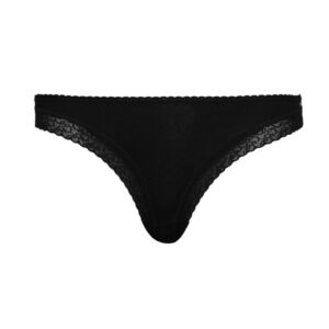 Jockey Lace Stretch Black Bikini Brief