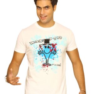 Mr.Men Men's Wassup White T-shirt