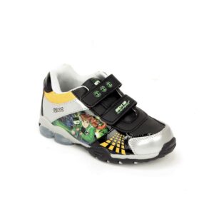 Ben 10 Boys Black & Silver Shoes