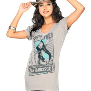 UCB Women's Halftone Print Grey T-shirt