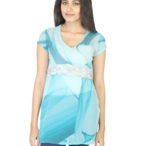 Satya Paul Women Blue Printed Tunic