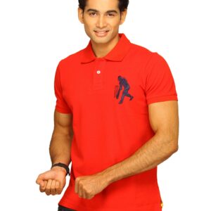 Sher Singh Men's Red Polo T-shirt