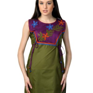 Span Women Green Kurta