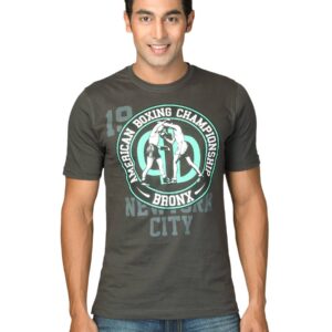Locomotive Men Stripe Lann Grey T-Shirts