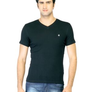 United Colors of Benetton Men Black T-shirt