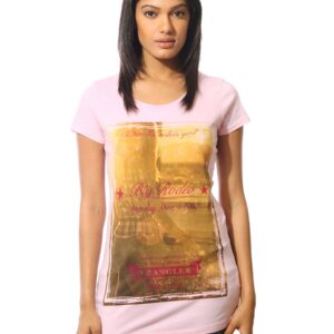 Wrangler Women Big Rodeo Pink T-shirt