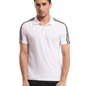 ADIDAS Men White Polo T-shirt