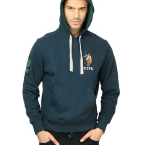 U.S. Polo Assn. Men Solid Navy Blue Sweatshirt