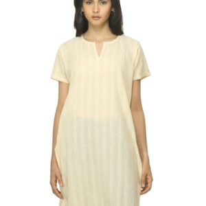 Fabindia Women Beige Kurta