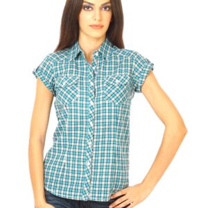 Flying Machine Women HS Blue Shirt