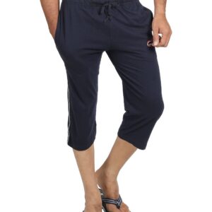 Chromozome Men Navy Blue Lounge Shorts
