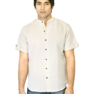 Mother Earth Men Beige Shirt
