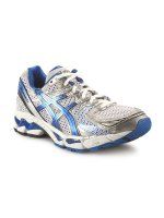 Asics Men's Gel Kayano 17 White Blue Shoe
