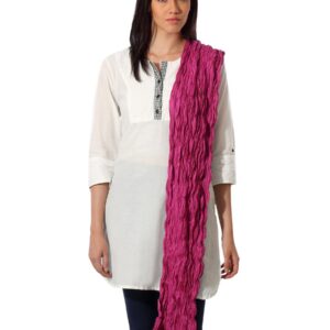 Fabindia Magenta Dupatta