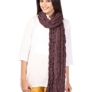 Aurelia Women Voile Maroon Dupatta