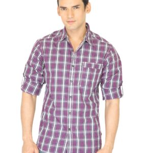 Levis Men Work Western Purple Shirt