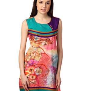 Span Women Multi Coloured Kurta