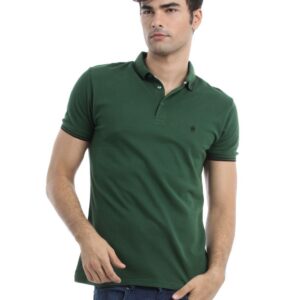 French Connection Men Olive Green T-shirt