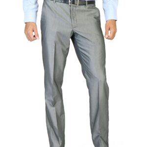 John Miller Men Striped Grey Trousers