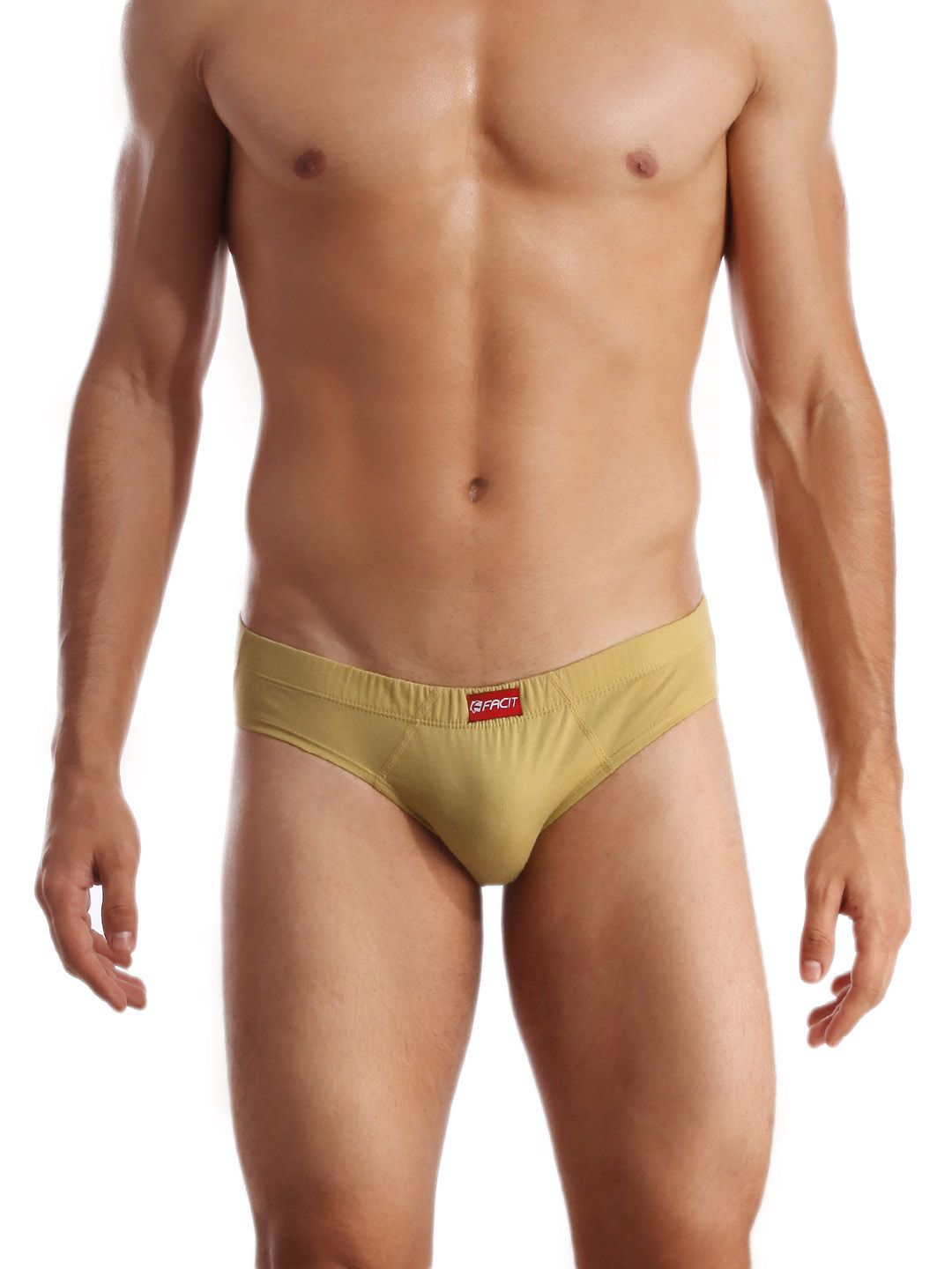 Facit Men Mid- Rise BF Khaki Briefs