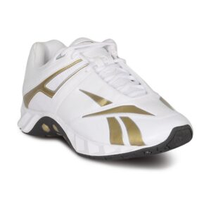 Reebok Men's Dhoni Trainer White Gold Shoe