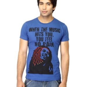 Tantra Men Feel No Pain Blue T-shirt
