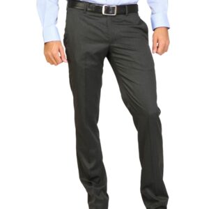 Arrow Men Wooltouch Charcoal Trousers