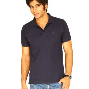 Lee Men's Navy Blue Polo T-shirt