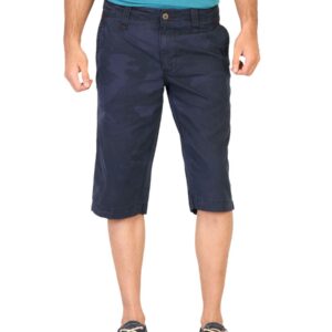 Probase Men Solid Navy Blue Shorts