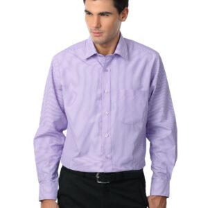 Peter England Men Lavender Formal Shirt