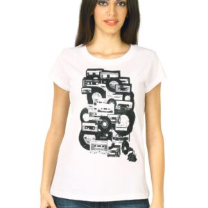 Flying Machine Women RN HS White Tshirts