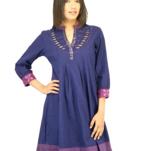 BIBA Women sequin Purple Kurta