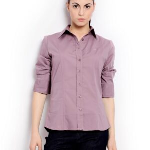 United Colors of Benetton Women  Winter Purple Shirt