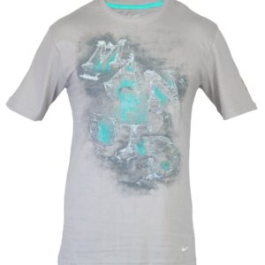 Nike Men Printed Grey Tshirts