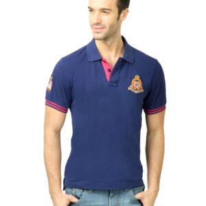 U.S. Polo Assn. Men Solid Blue Tshirt